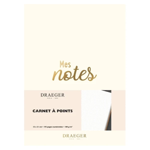Draeger By Toga Carnet De Notes - Blanc - 15 X 21 Cm - 192 Pages 1 Draeger By Toga Carnet De Notes - Blanc - 15 X 21 Cm - 192 Pages
