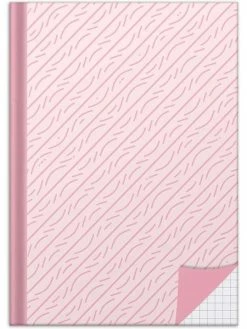 RNK Verlag Carnet De Notes "Pastel" - A5 - Quadrillé - Rose
