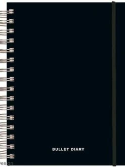 Rico Design Carnet De Poche à Spirale A5 Noir - Couverture Rigide - 17,5 X 21,5 Pages