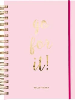 Rico Design Carnet De Poche à Spirale A5 Rose - Couverture Rigide - 17,5 X 21,5 Pages