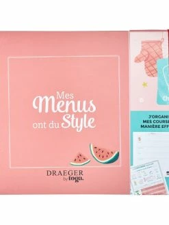 Draeger By Toga Carnet Planner - Menu Planner - 19 X 15 Cm - 52 Pages