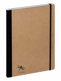 Carnet "Pur" - A4 - 5x5 - Naturel - Pagna