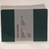 Miquelrrrvert Carnet Souple De Poche à Couverture Vintage , Imitation Toile Verte