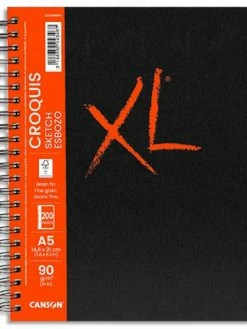 Carnet XL Canson - Croquis - Ivoire - A5 - 90 G - 100 Feuilles