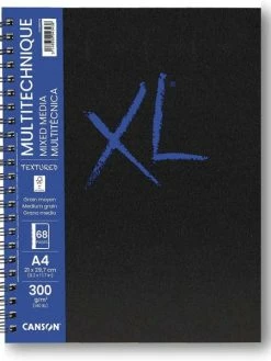 Carnet XL Canson - Mixed Media Textured - A4 - 300 G - 34 Feuilles