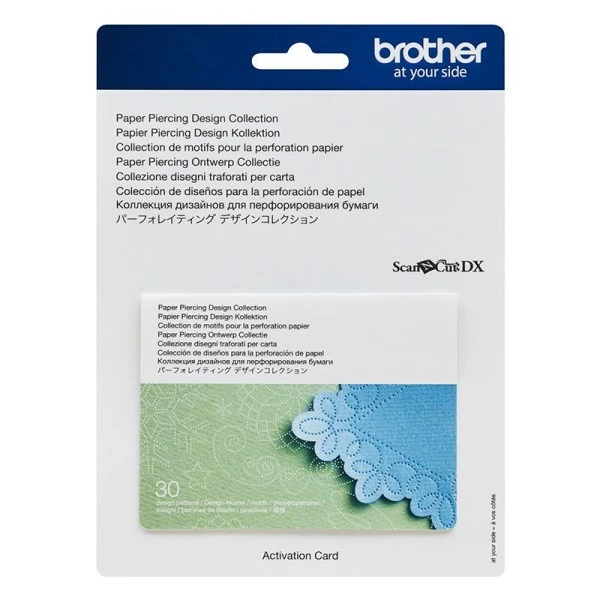 Brother Carte 30 Motifs Pour Perforation Du Papier - ScanNCut SDX 1 Brother Carte 30 Motifs Pour Perforation Du Papier - ScanNCut SDX