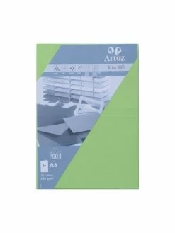 Artoz Carte Double A6 210x148 Paquet De 5 - Vert Bouleau