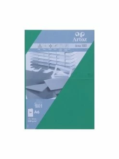 Artoz Carte Double A6 210x148 Paquet De 5 - Vert Sapin