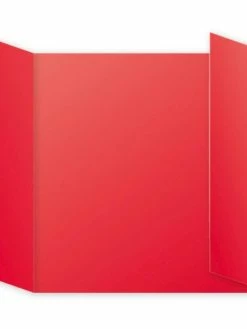 CLAIREFONTAINE Cartes Triptyques 160x160 Mm "Pollen" - Groseille