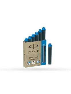 Parker® Cartouches D'encre Mini QUINK, Effaçable, Bleu - Parker