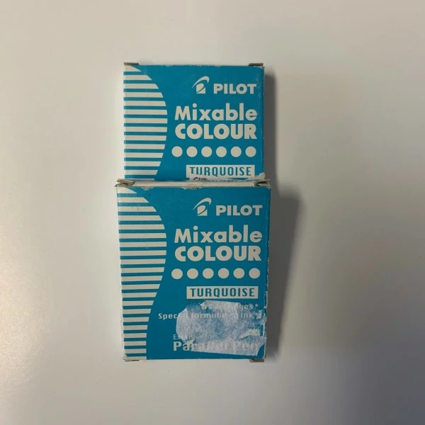 Cartouches D'encre Pilot Pour Parallel Pen - Bleu Turquoise - 6 Pcs 2 Cartouches D'encre Pilot Pour Parallel Pen - Bleu Turquoise - 6 Pcs â Image 2