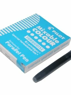 Cartouches D'encre Pilot Pour Parallel Pen - Bleu Turquoise - 6 Pcs