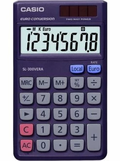 CASIO - Calculatrice De Poche SL-300 VERA - Solaire / à Pile
