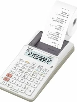 CASIO - Calculatrice Imprimante Modèle HR-8 RCE-WE - Blanc