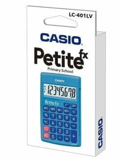 CASIO - Calculatrice LC-401 LV-BU "Petite Fx" - Bleu