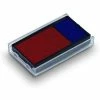 Trodat® Cassette D'encrage - 6/4912/2 - Bicolore - Bleu/Rouge