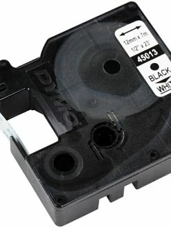 Creativ Company Cassette Dymo D1, L: 12 Mm, Blanc, 7M