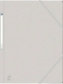 Chemise 3 Rabats à élastique "Eurofolio+" - A4 - Beige - Oxford