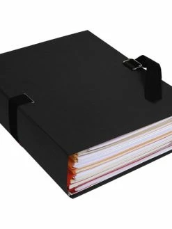 Chemise A Dos Extensible/Sangle Noir 721E - Exacompta