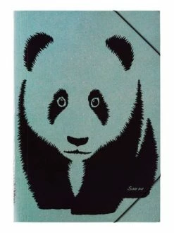 Chemise à élastique 3 Rabats "Save Me", A4 - Panda - Pagna