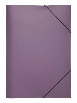 Chemise à élastique 3 Rabats "Trend Colours", A4 - Lilas - Pagna