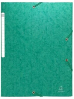 Chemise à élastique "Scotten" - A4 - Vert - Exacompta