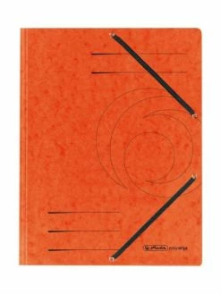 Chemise à élastiques "Easyorga" - A4 - Orange - Herlitz