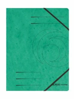 Chemise à élastiques "Easyorga" - A4 - Vert - Herlitz