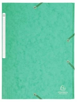 Chemise à élastiques "Maxi Capacity" - A4 - Vert - Exacompta