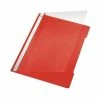 Leitz Chemise à Lamelle "Standard" - A4 - PVC - Rouge Clair