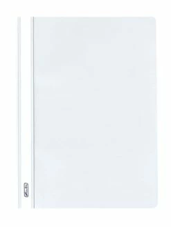 Herlitz Chemise à Lamelles - A4 - En Film PP - Blanc