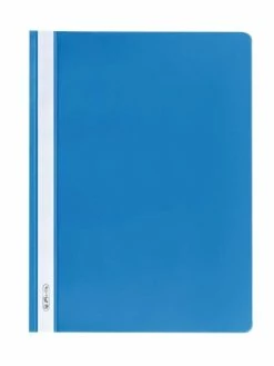 Herlitz Chemise à Lamelles - A4 - En Film PP - Bleu Clair