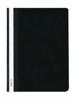 Herlitz Chemise à Lamelles - A4 - En Film PP - Noir