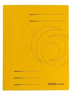 Herlitz Chemise à Lamelles "Easyorga" - A4 - Jaune