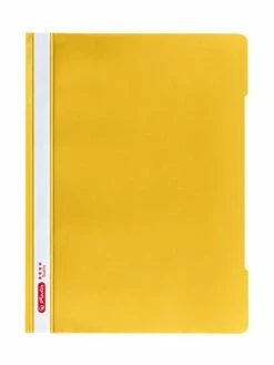 Herlitz Chemise à Lamelles "Quality" - A4 - Film PP - Jaune