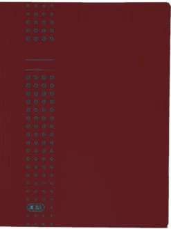 Elba Chemise à Rabat "Chic" En Carton - A4 - Bordeaux