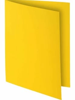 Chemises "Rock's" - A4 - Par 100 - Jaune Citron - Exacompta