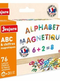 JEUJURA Chiffres Et Lettres Magnétiques - Les Animaux - 76 Pcs -V-Zug shop chiffres et lettres magnetiques les animaux 76 pcs p 2