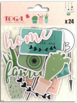 Draeger By Toga Chipboard Carton - Enjoy The Little Things - 24 Pcs