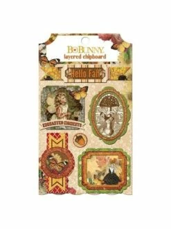 Chipboards 3D Automne Et Fées - Enchanted Harvest - Bo Bunny