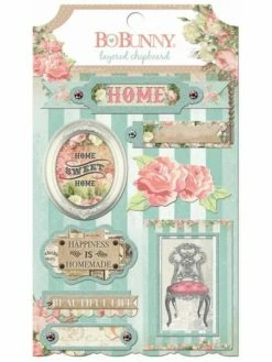 Chipboards 3D Romantiques - Soirée - Bo Bunny