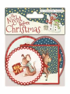 Chipboards / Toppers Noël - The Night Before Christmas - Helz Cuppleditch
