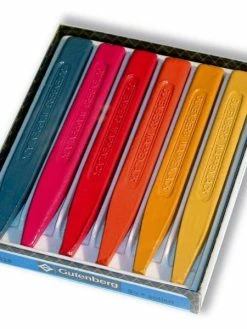 Gutenberg Cire à Cacheter - Assorties - Par 6
