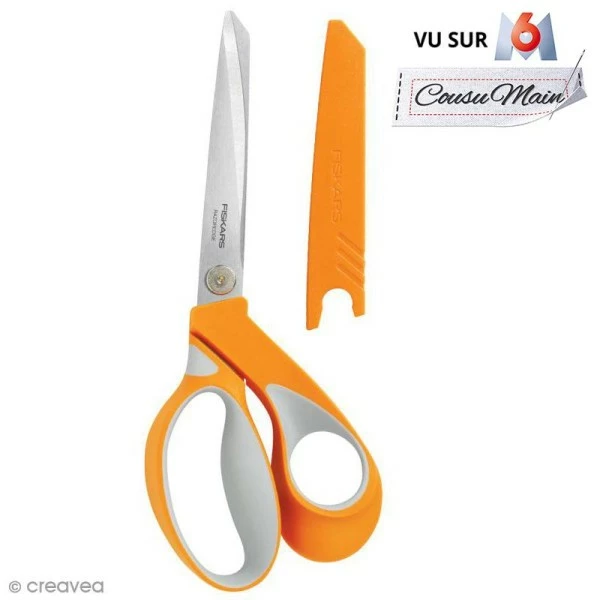 Ciseaux Couture Tissu Fiskars - Softgrip RazorEdge - 23 Cm 1 Ciseaux Couture Tissu Fiskars - Softgrip RazorEdge - 23 Cm