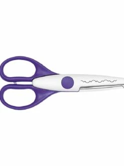 Wedo Ciseaux Cranteurs, Découpe Baroque, Violet