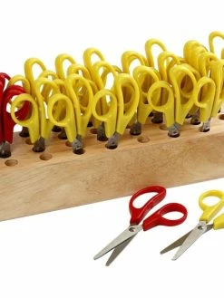 Creativ Company Ciseaux Enfants Avec Bloc De Rangement, L: 12,5 Cm, 1 Set