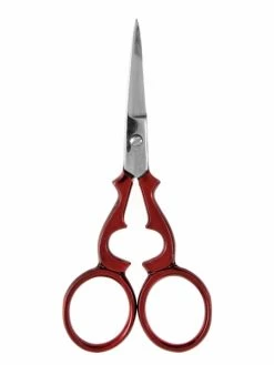 Hemline Ciseaux Broderie Couture Victorienne : 9,6 Cm / 3,75 Pouces - Rouge