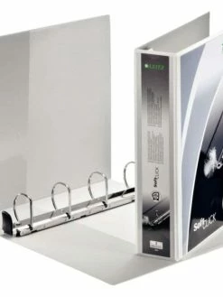 Leitz Classeur 4 Anneaux "SoftClick" - A4+ - D77 Mm - Blanc