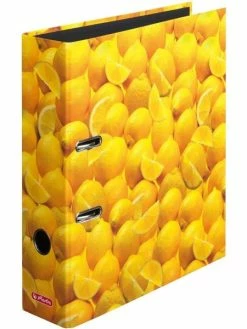 Herlitz Classeur à Levier "maX.file" - A4 - 80 Mm - Citron