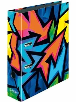 Herlitz Classeur à Levier MaX.file - A4 - 80 Mm - Néon